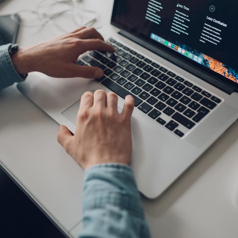 Laptop Typing